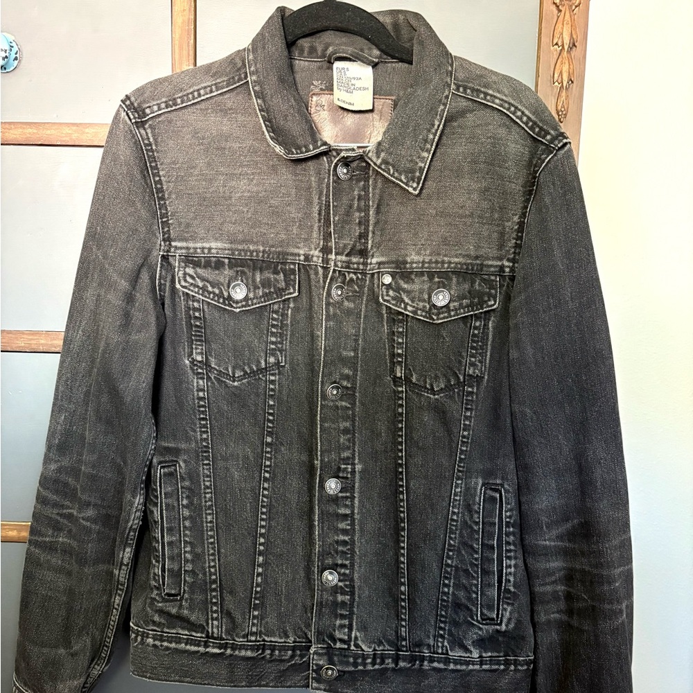 H&M Charcoal Denim Jacket